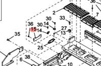  KLW-M370L-00 PLATE,CONNECTOR L